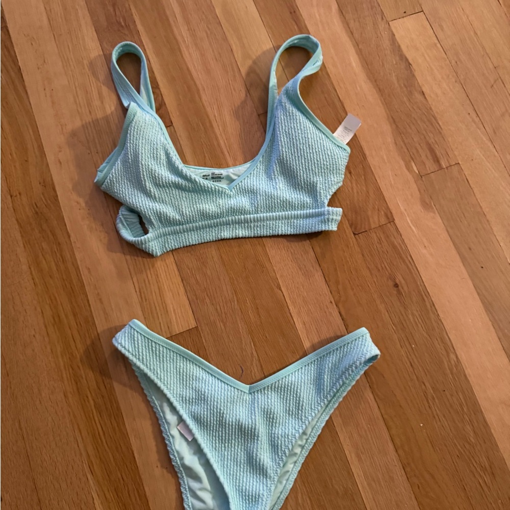 Bikini- Aerie - Top Scoop Size M- Bottom Cheeky Size S